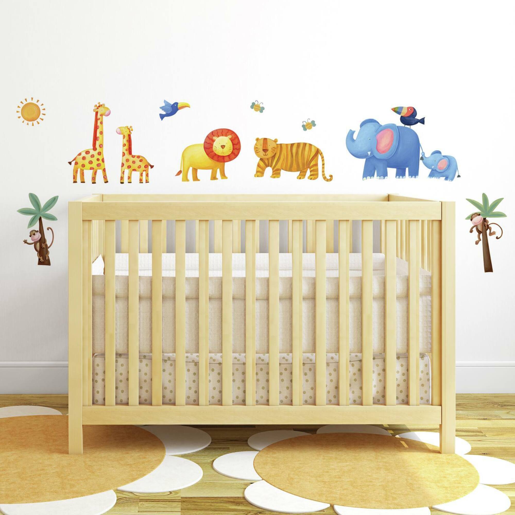 RoomMates Jungle Adventure Peel & Stick Wall Decals